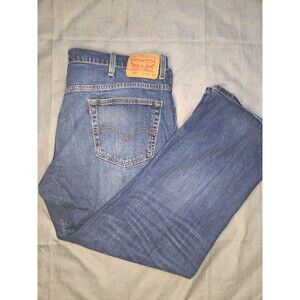 Mens 40X30 Levis 569 Jeans Blue Loose Fit Straight Leg Denim Pants Stretch‎